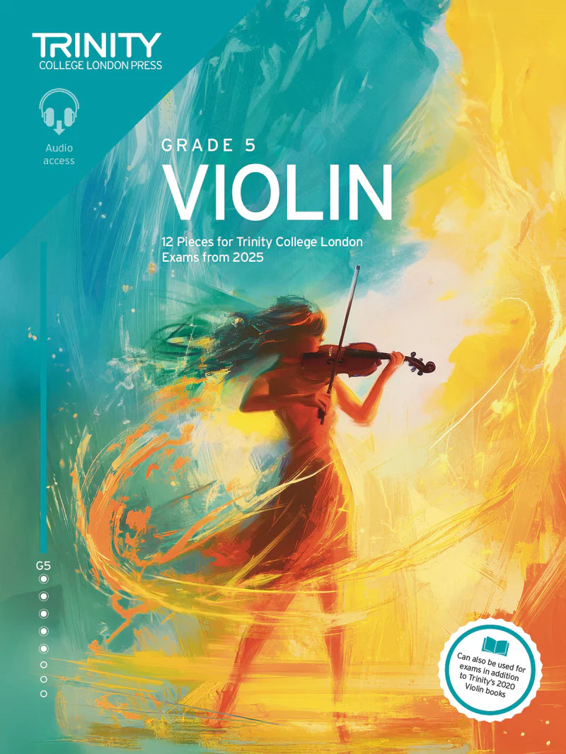 Trinity Violin from 2025 Grade 5 Book with Online Audio
