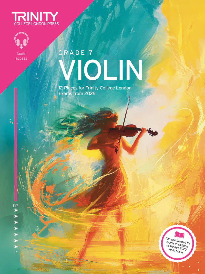 Trinity Violin from 2025 Grade 7 Book with Online Audio