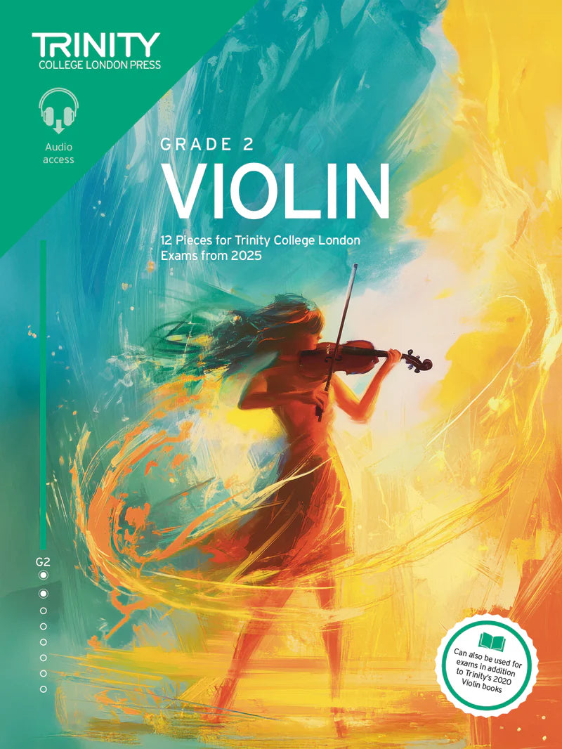 Trinity Violin from 2025 Grade 2 Book with Online Audio
