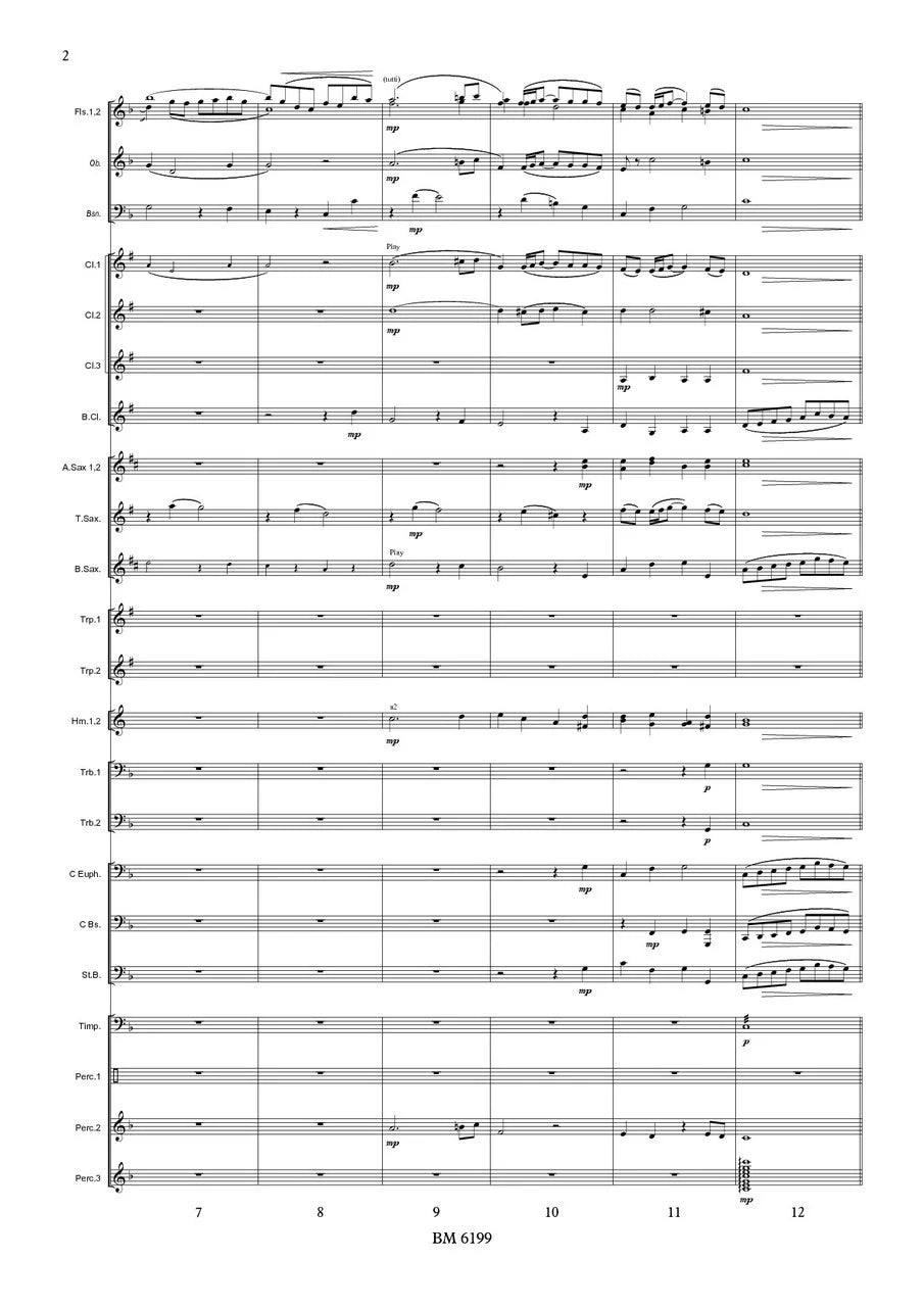 Bach - Air from Orchestral Suite No.3 BWV 1068 (arr. Fukuda)