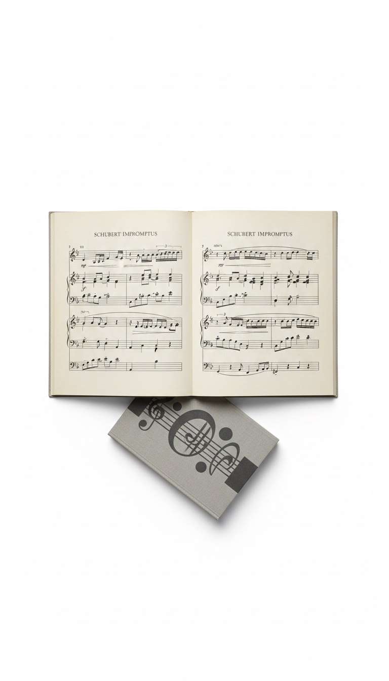 Schubert impromptus open score lay-flat edition