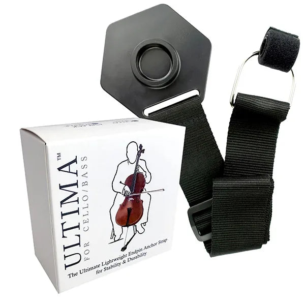 Ultima Cello Endpin Stop (Anchor) with Black or Purple Strap