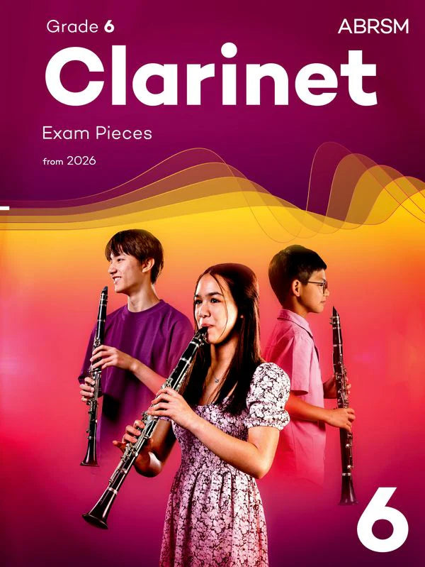 ABRSM Clarinet Exam Pieces from 2026 Grade 6 Score/Part