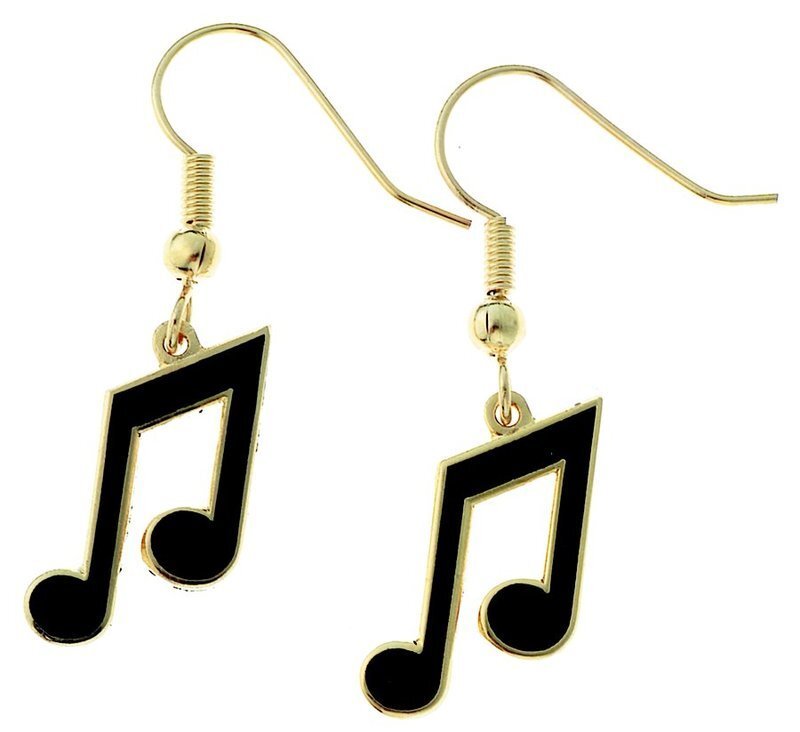 Black Quaver Earrings