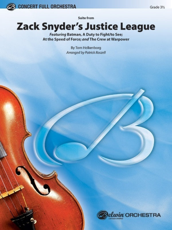 Suite from Zack Snyder's Justice League for full Symphony orchestra