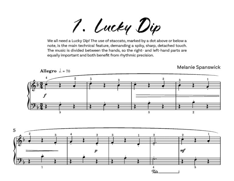 Spanswick, Melanie - Bright Spark - for solo piano Digital Download