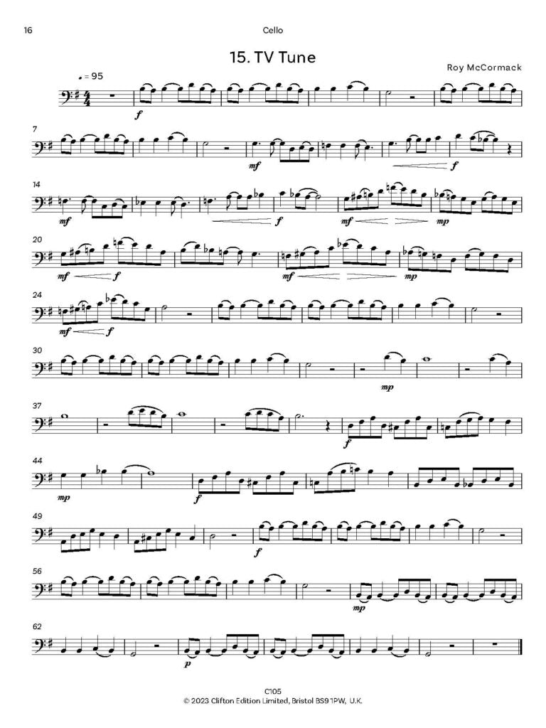 McCormack, Roy: Let’s Swing for Cello & Piano - Digital Download
