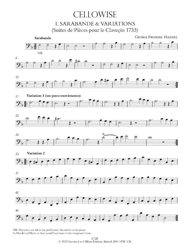 Cellowise Book 1. Cello & Piano. Arr. Rémy - Digital Download