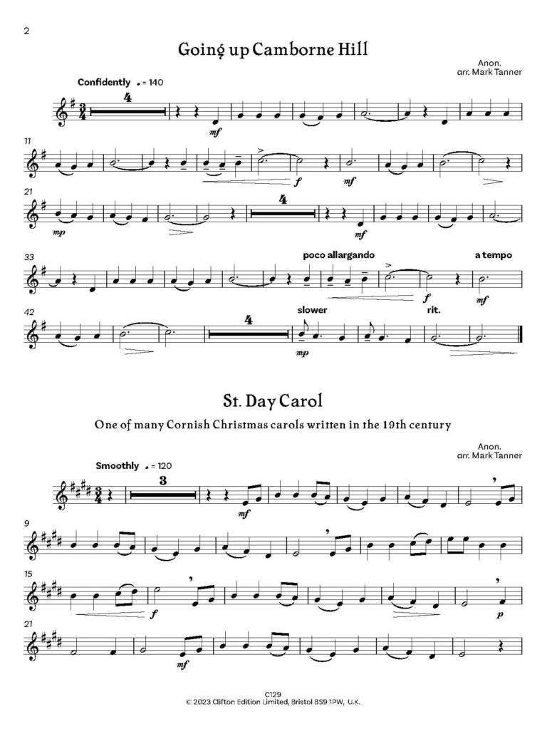 Tanner, Mark: Cornish Pastiche. Clarinet & Piano - Digital Download