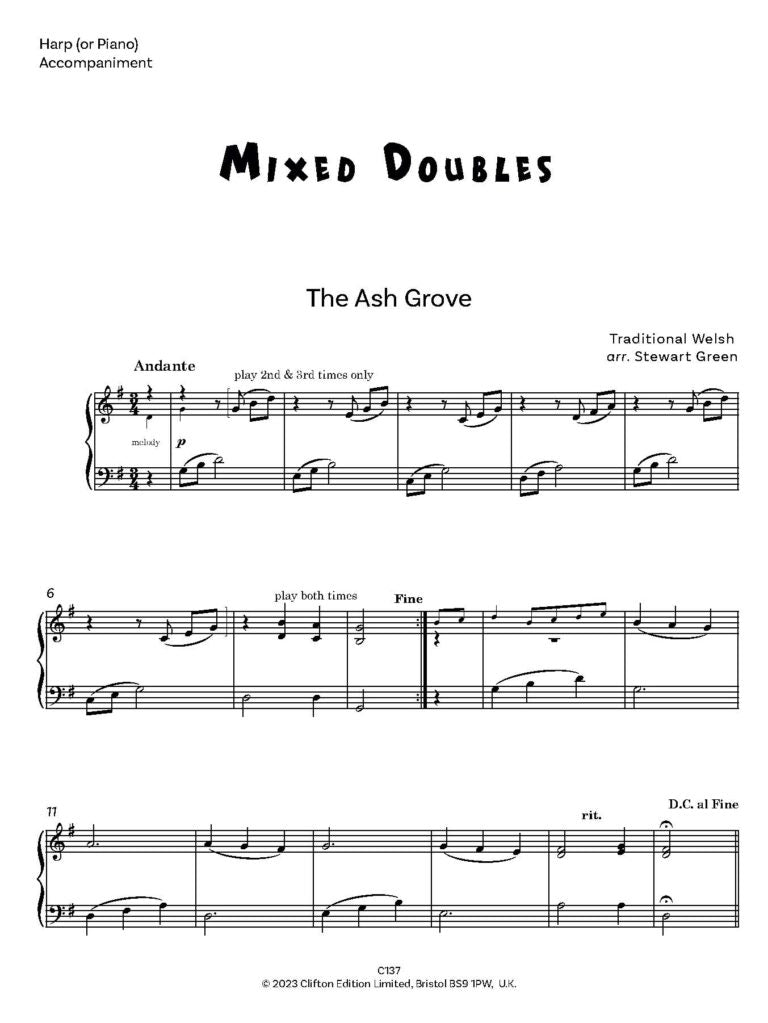 Green, Stewart: MixGreen, Stewart: Sonata for Harp - Digital Download