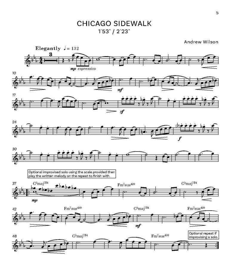 Wilson, Andrew: American Jazz and More Flute - Digital Download