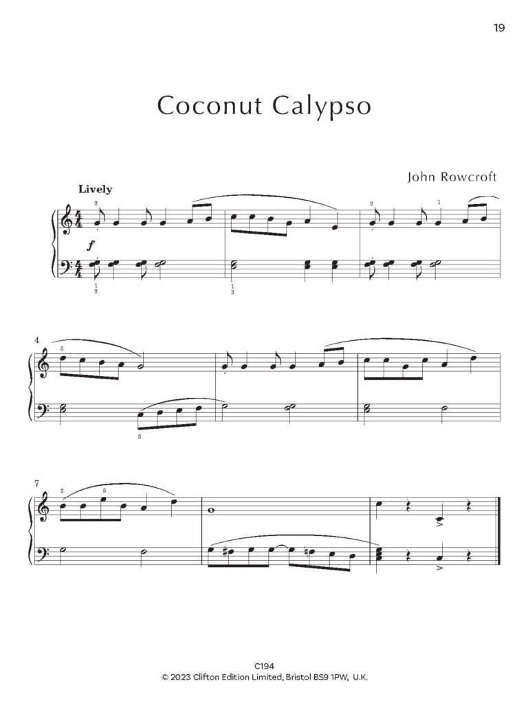 Rowcroft, John: Bigger Picture Piano Pre-grade - Digital Download