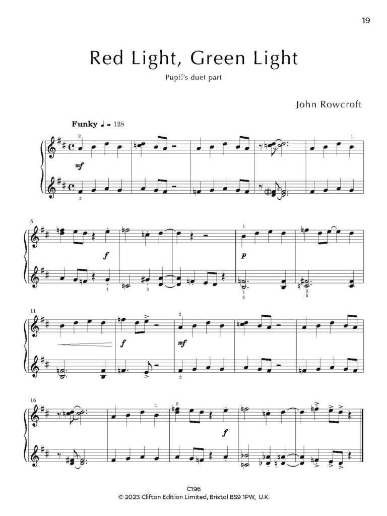 Rowcroft, John: Bigger Picture Piano Grade 1 - Digital Download