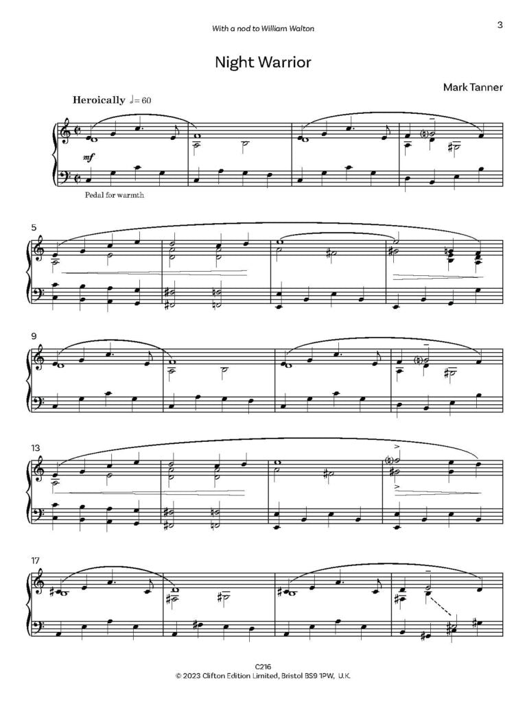 Tanner, Mark: Dreamscapes for Piano - Digital Download