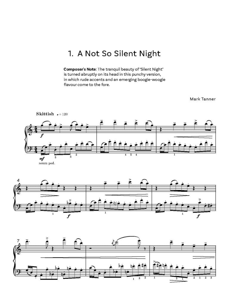 Tanner, Mark Christmas Suite for solo piano - Digital Download