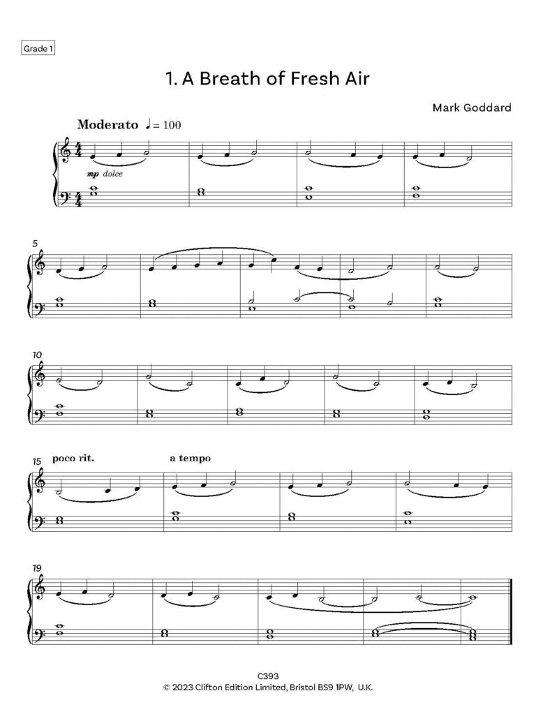 Goddard: Mark: Festival Choice for Piano - Digital Download