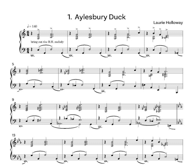 Holloway, Laurie - Jazz Licks and Funky Tricks Jazz Piano Studies- Digital Download