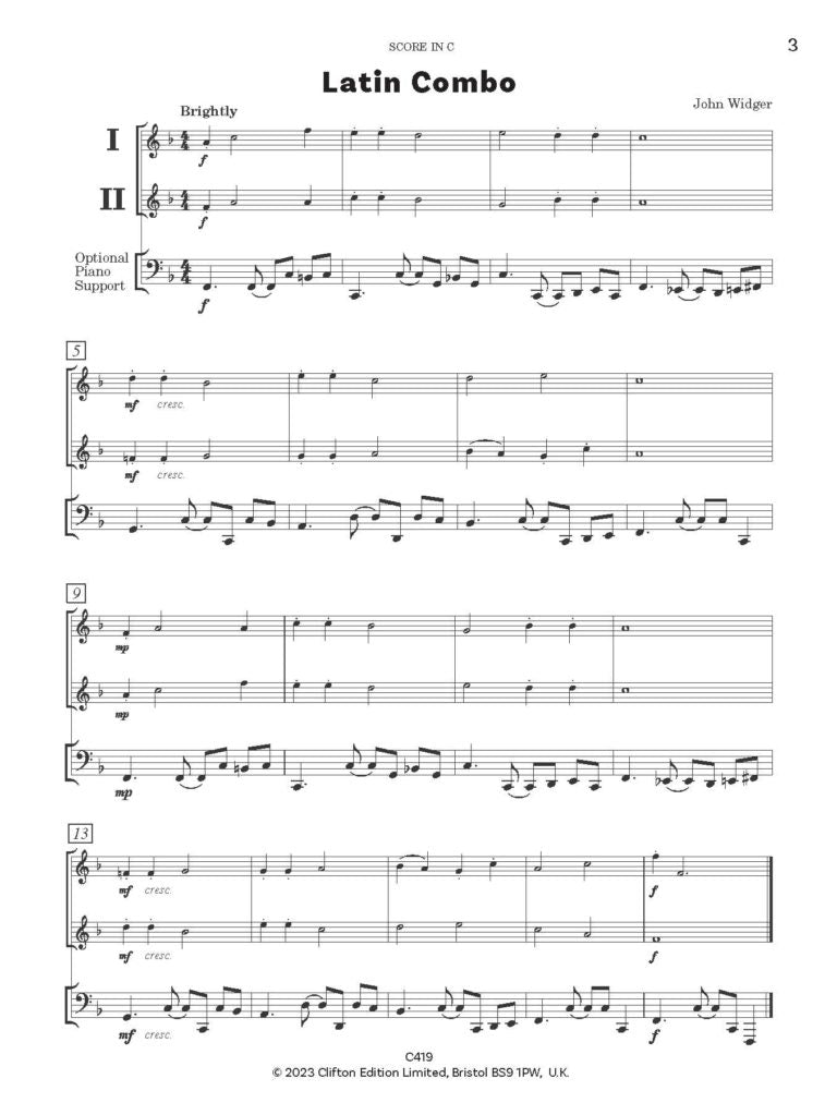 Widger, John: Pick & Mix: Flexible Saxophone Duets - Digital Download