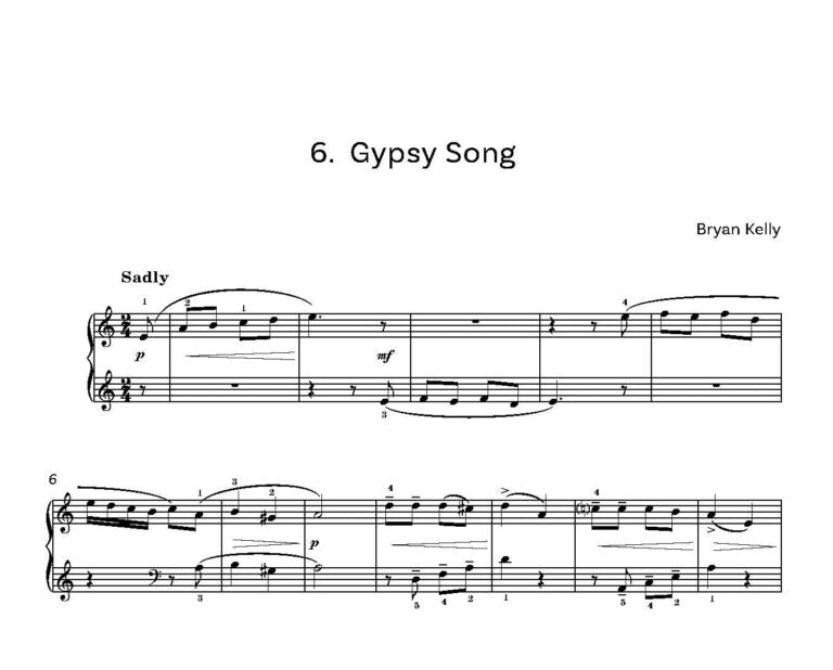 Kelly, Bryan - A Baker’s Dozen Thirteen Easy Pieces for Piano solo - Digital Download
