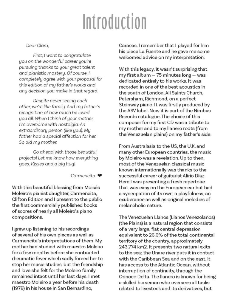 Moleiro, Moises - Venezuelan Treasures for Piano Volume 6 - Digital Download