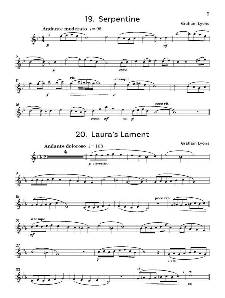 Lyons, Graham - Compositions for Oboe - Digital Download