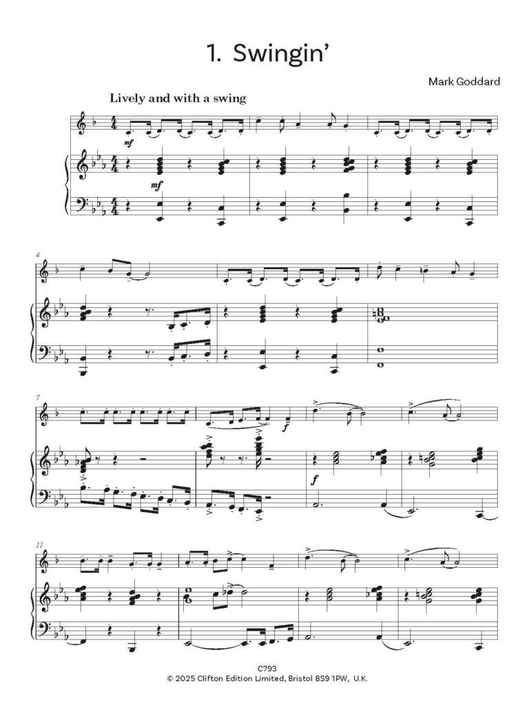 Party Pieces for Trumpet & Piano - Digital Download