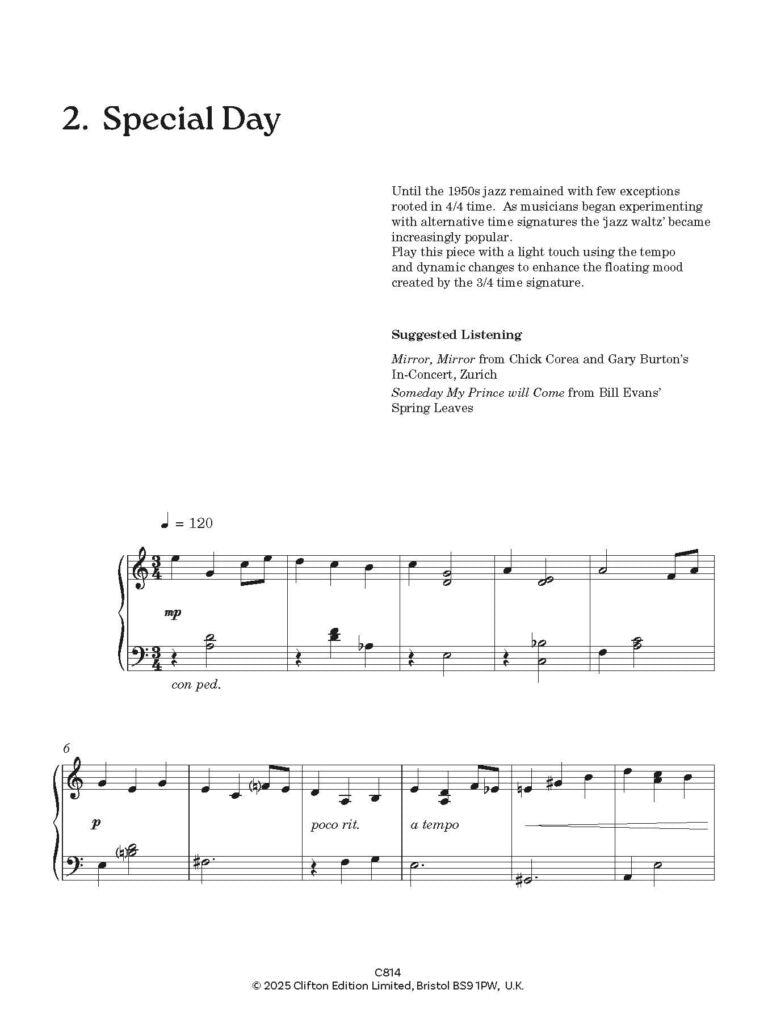 Adelman, Mark - Moving Towards Jazz Five jazz pieces for the non-jazz pianist - Digital Download