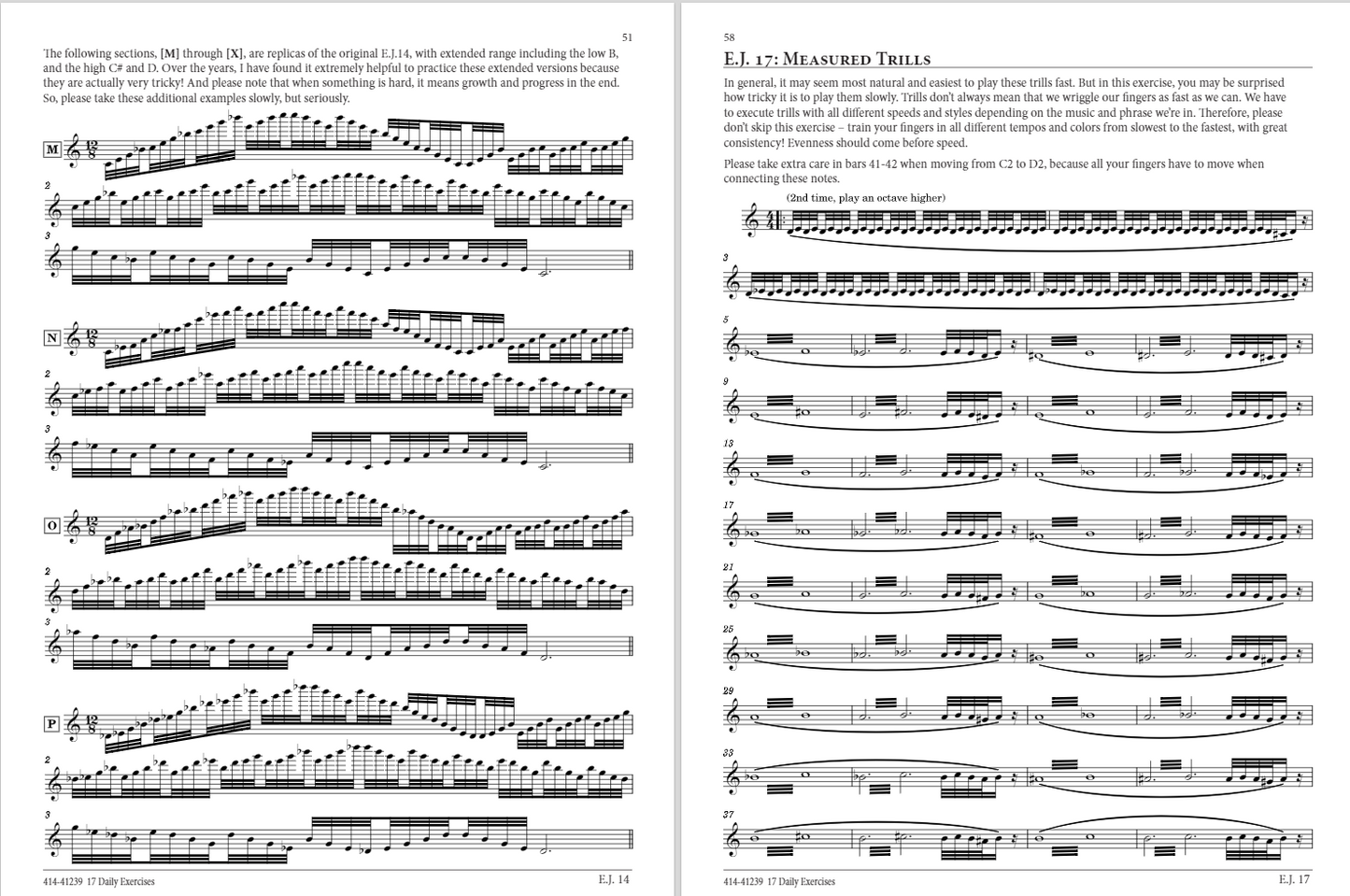 Taffanel & Gaubert's The complete 17 Grands Exercices Journaliers with Practice Strategies and Expanded Exercises by Jasmine Choi