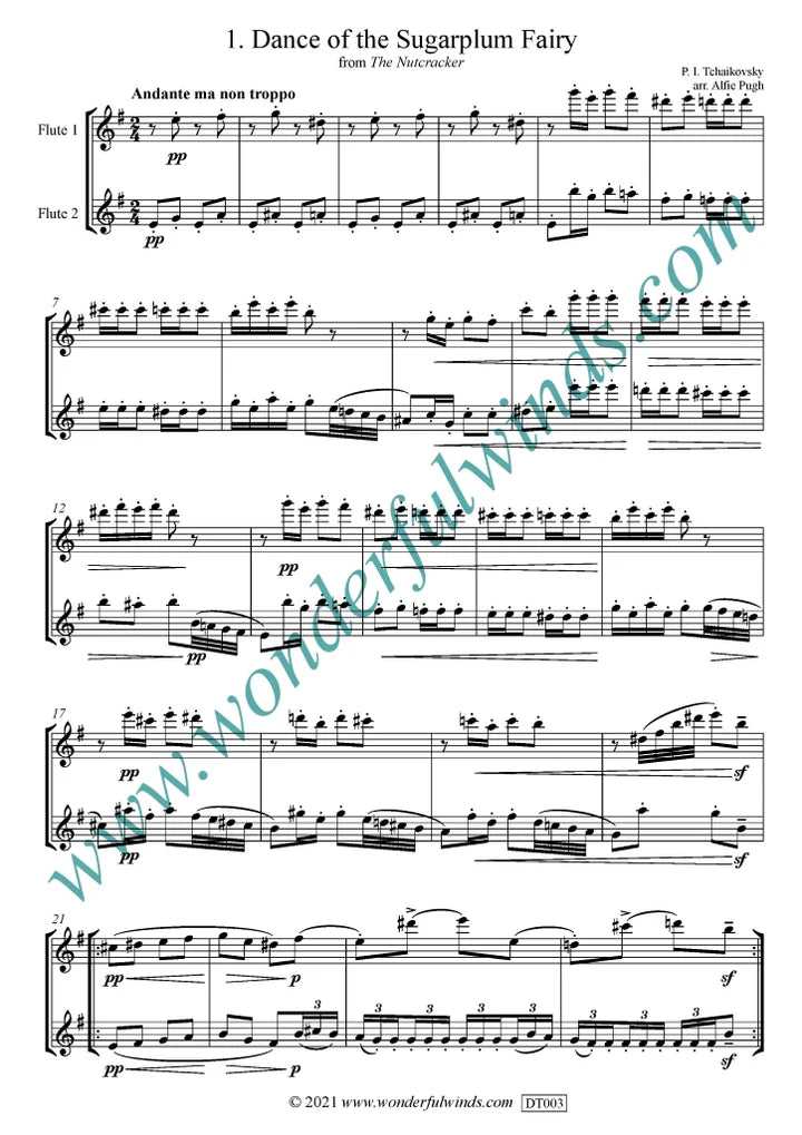 Six Tchaikovsky Duets - Tchaikovsky, P. I. - Digital Download