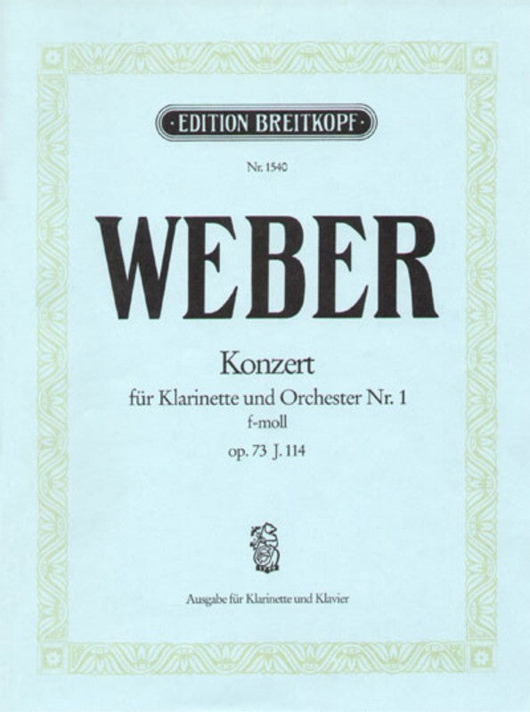 Weber - Clarinet Concerto No. 1 Op. 73