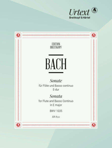 Bach JS - Sonata in E major BWV 1035 (Digital Edition)
