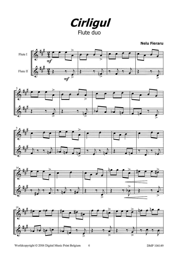 Fieraru - 12 Romanian Folk Dances (Flute Duet)