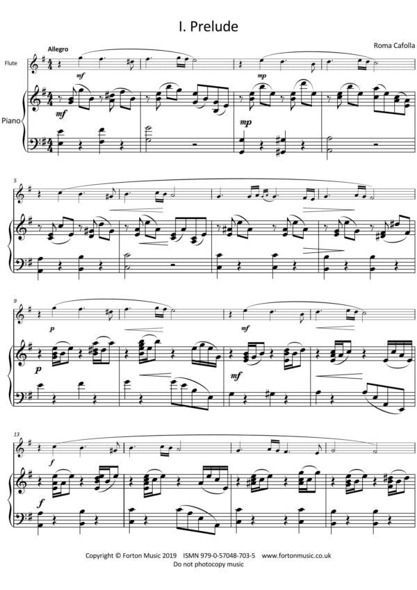 Cafolla,- Suite de Danses for flute and piano (Digital Download)