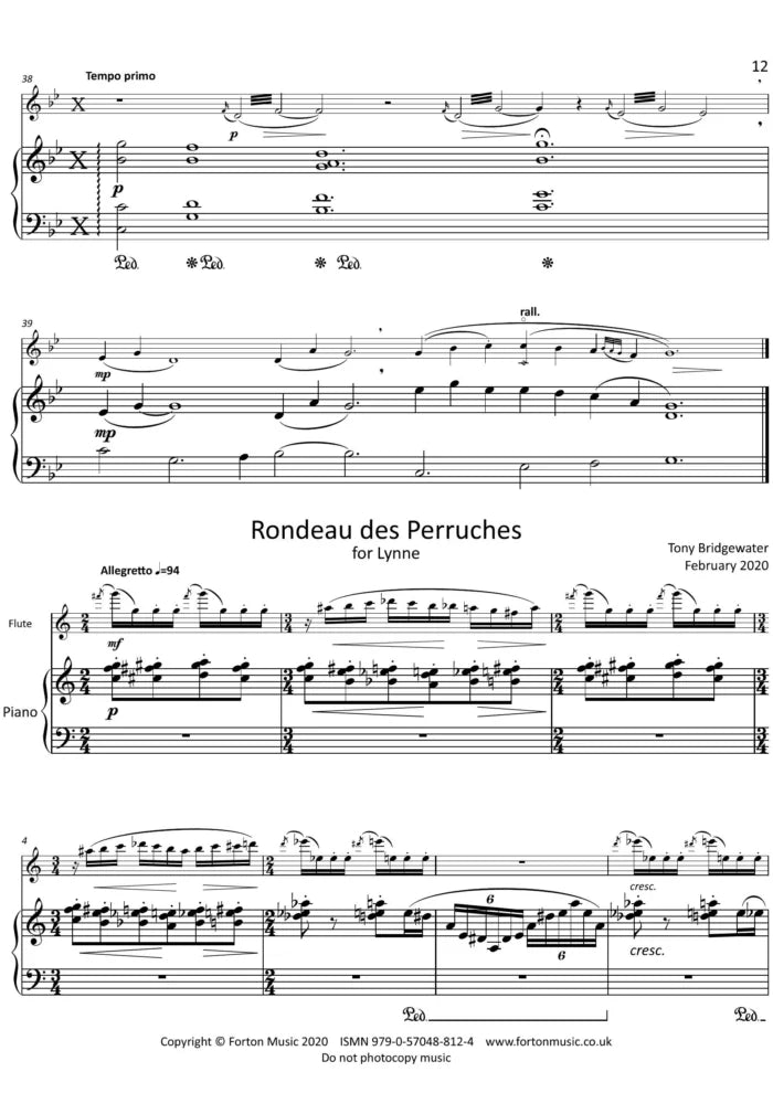 A Celebration Album for flute and piano (Digital Download)