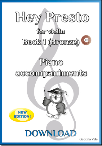 Hey Presto! for Violin Bk 1, NEW Edition Piano Accompaniments PDF DOWNLOAD