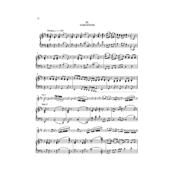 Ridout, Alan - Sonata for flute and piano Elisabeth Parry (arranger) - Digital Download