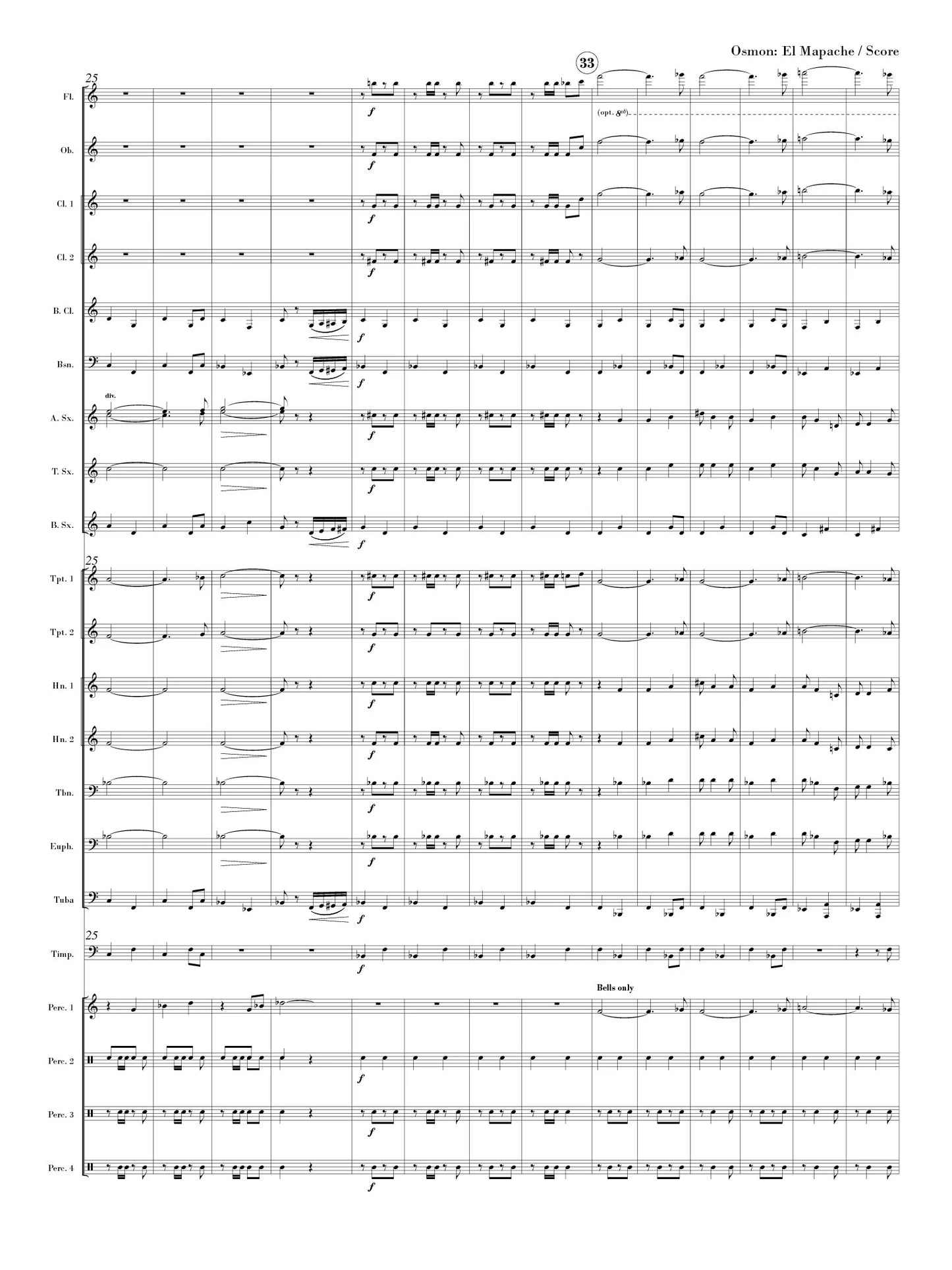 Osmon - El Mapache (Concert Band)