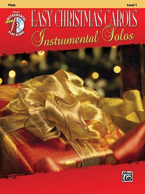 Easy Christmas Carols Instrumental Solos Flute Bk/CD