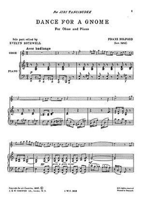 Holford, Franz - Dance for a Gnome Oboe/Piano