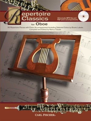 Clauter, Nancy - Repertoire Classics for Oboe Bk/Cd