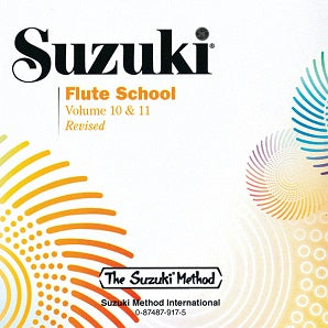 Suzuki Flute School Volume 10 & 11 CD