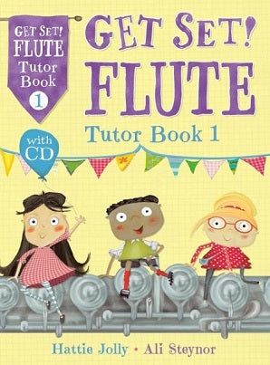 Steynor Jolly -  Get Set Flute Tutor Book 1 Bk/CD