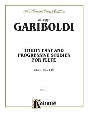Gariboldi - 30 Easy and Progressive Studies for Flute Volume I Nos 1-15