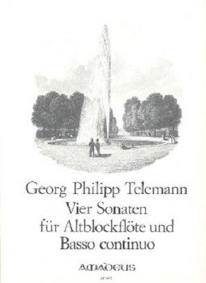 Telemann - Four Sonatas for Flute/ Treble Recorder and Basso continuo from "Der getreue Musikmeister" (Amadeus)