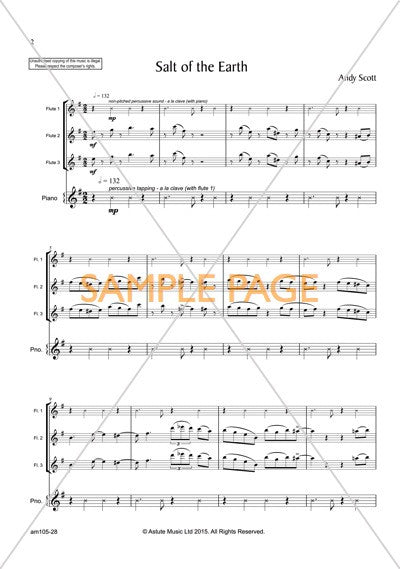 Scott, Andy - Salt of the Earth (flute trio & piano) (Astute Music)