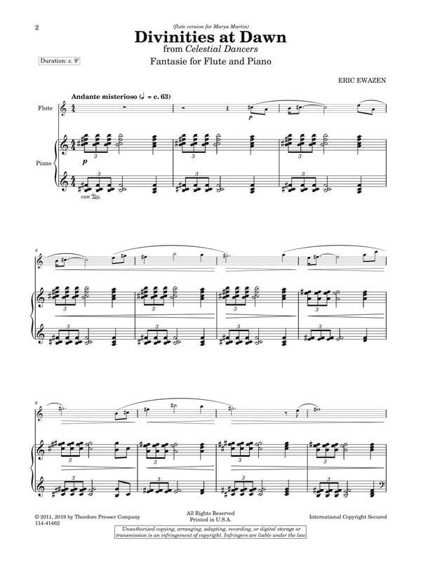 Ewazen, Eric - Divinities At Dawn from Celestial Dancers