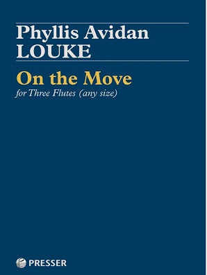 Avidan Louke, Phyllis - On the Move for Three Flutes (any size)