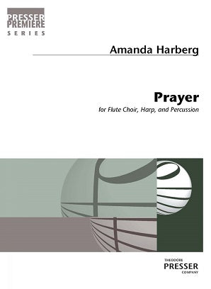 Harberg , Amanda - Prayer for Flute Choir, Harp, and Percussion