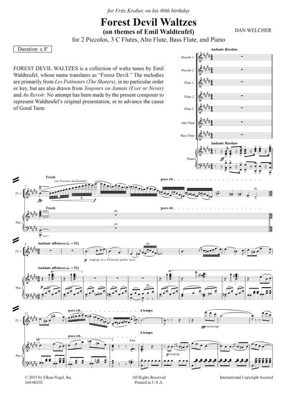 Welcher ,Dan - Forest Devil Waltzes On Themes By Emil Waldteufel