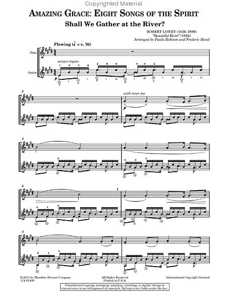 Amazing Grace - Eight Songs of the Spirit for flute and guitar